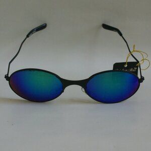 NWT TruVintage 90's Sports Wire Wrap style iridium mirror smoke lens sunglasses